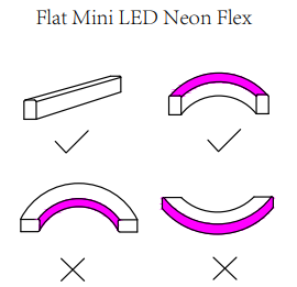Flat Mini LED Neon Light F12P
