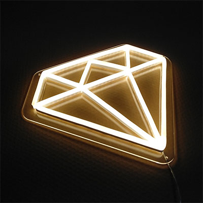 Diamond LED neon sign