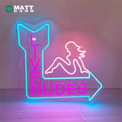 live nudes neon sign